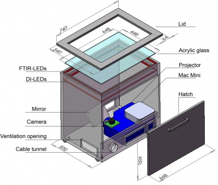 CAD Drawing of the Virttable